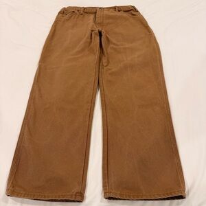 Men's Dickie Brown Canvas Carpenter Pants 36x30